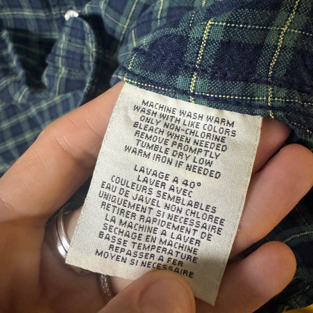 Ralph Lauren Denim & Supply Plaid Flannel Button Down M Tomboy‎ - Picture 3 of 8